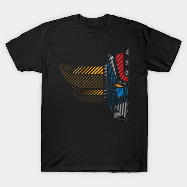 Goldrake Half T-Shirt by Yexart